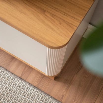 Modular para Tv Munique Nature/Blanco - Línea Haus
