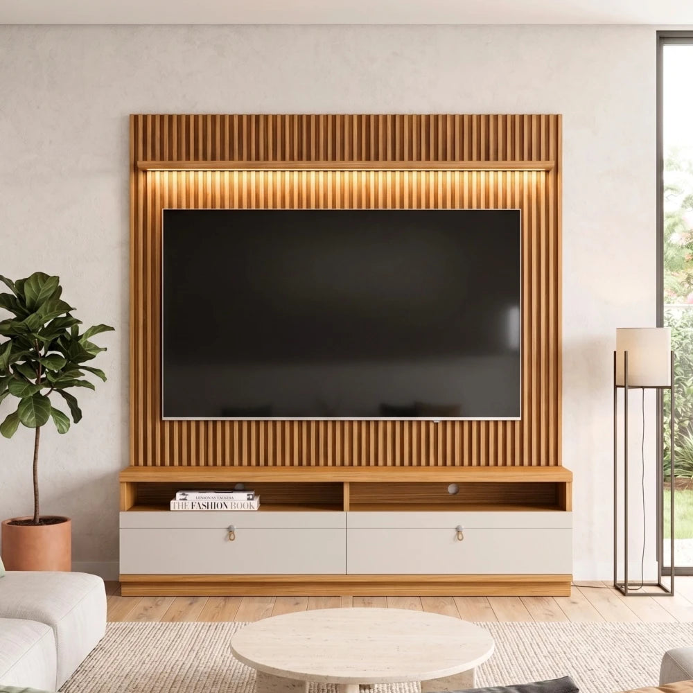 Modular para Tv Ouro Rack + Panel 1.8 - Línea Haus