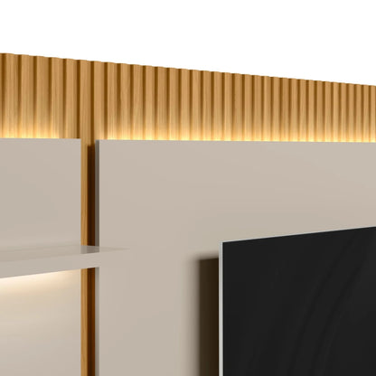 Modular para Tv San Paulo Rack + Panel 2 Laterales - Línea Haus