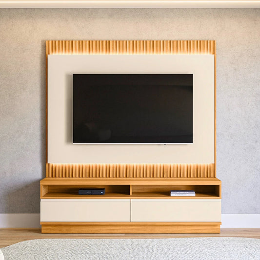 Modular para Tv San Paulo Rack + Panel - Línea Haus