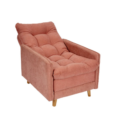 Poltrona reclinable Con Puff - Luxor - Terracota