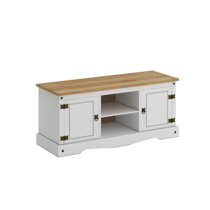 Rack 2 puertas 1 Estante - 160cm- Línea Monterrey - Blanco