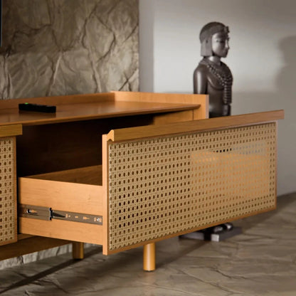 Rack de TV Dune Rattan 1.8 - Línea Nevada - Marrón
