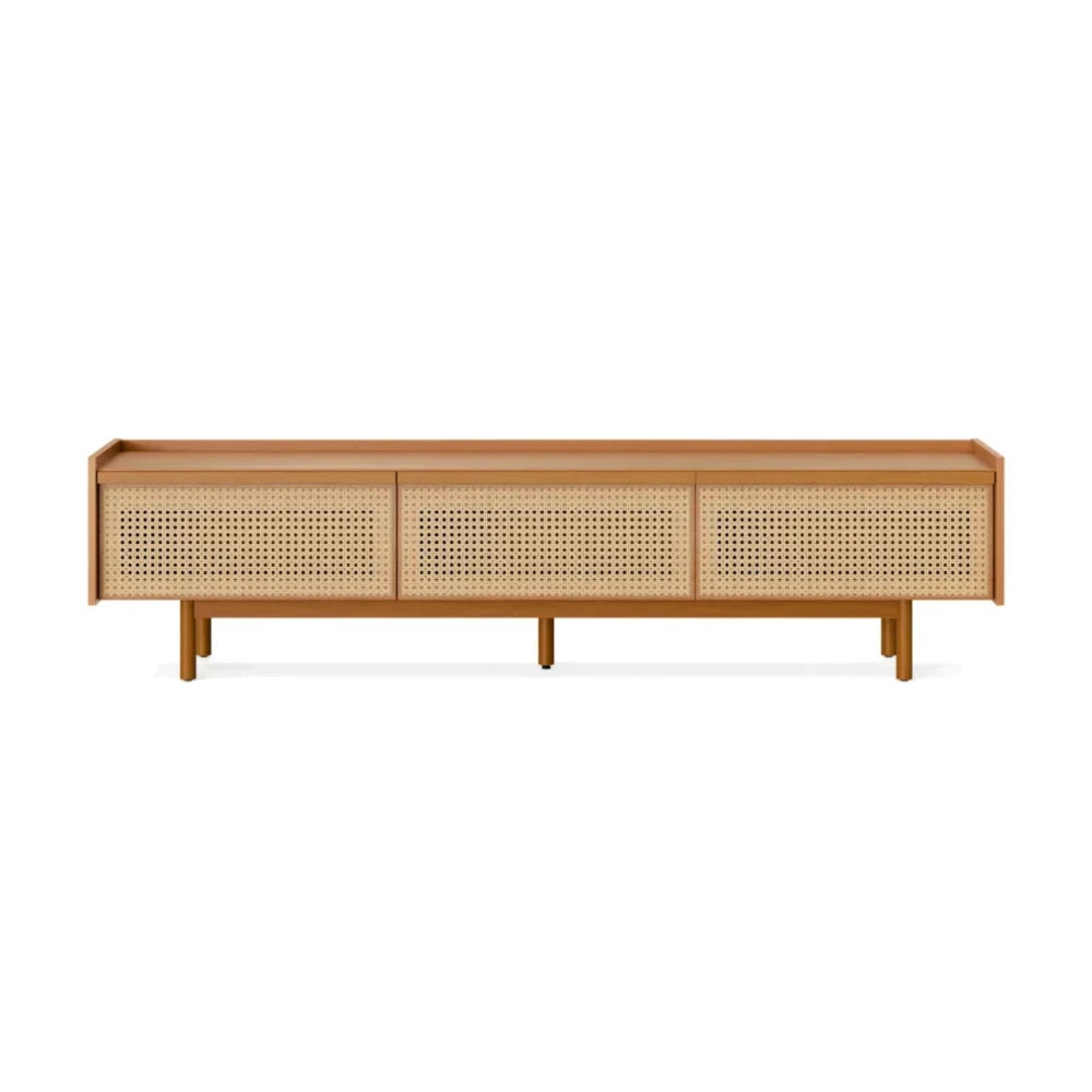Rack de TV Dune Rattan 2.2 - Línea Nevada - Marrón