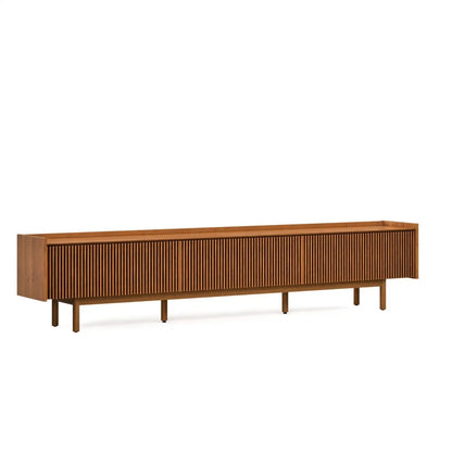 Rack de TV Dune Ripiado 2.6 - Línea Nevada - Marrón