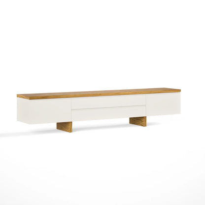 Rack de TV SUD 2.2 - Linea Nevada - Off White / Cinamomo