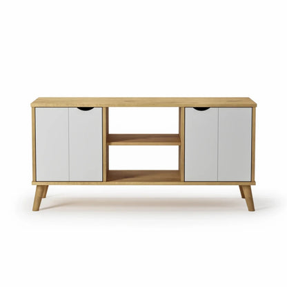 Rack para TV 2 Puertas - Línea Berlin - Blanco