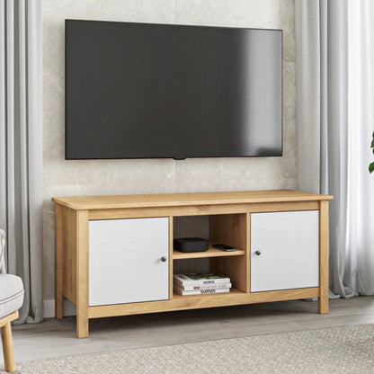 Rack para TV 2 Puertas - Línea Maden - Blanco
