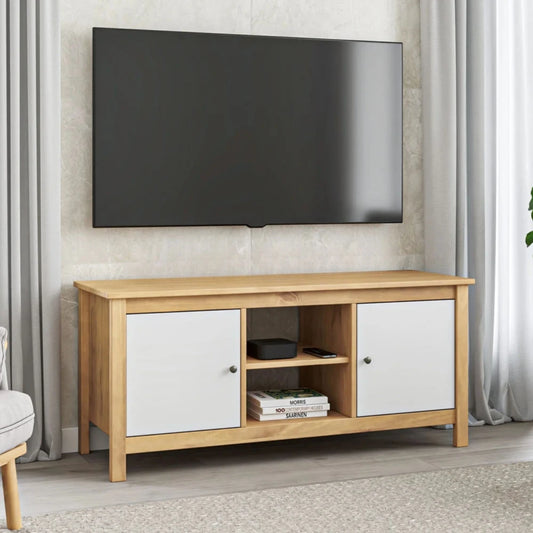 Rack para TV 2 Puertas - Línea Maden - Blanco