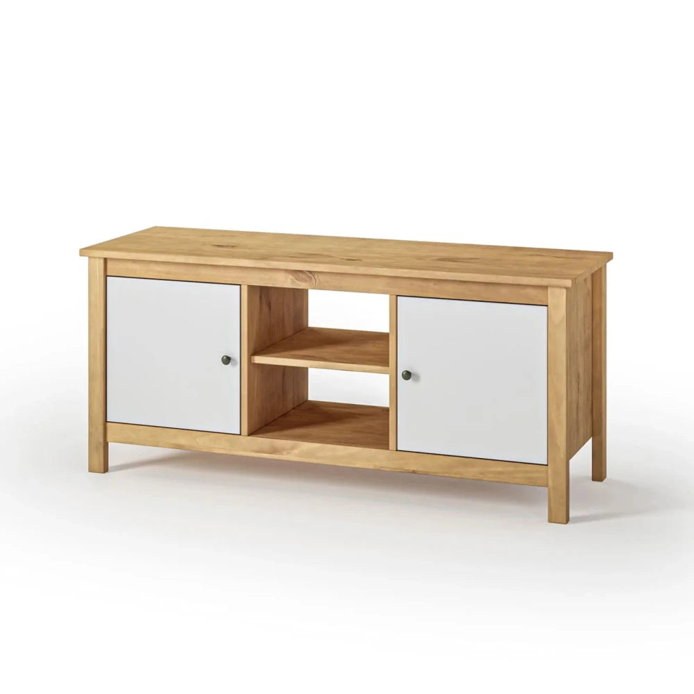 Rack para TV 2 Puertas - Línea Maden - Blanco