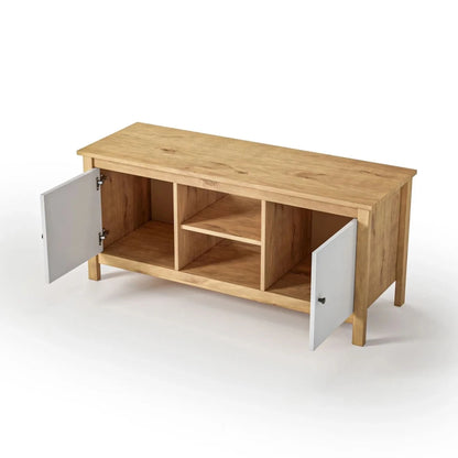 Rack para TV 2 Puertas - Línea Maden - Blanco