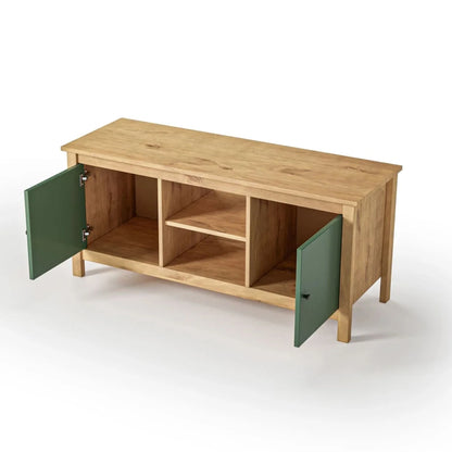 Rack para TV 2 Puertas - Línea Maden - Verde