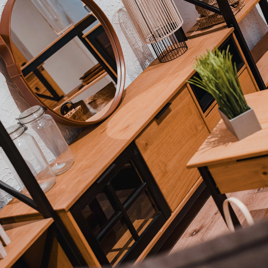 Rack Madera Maciza Línea Denver