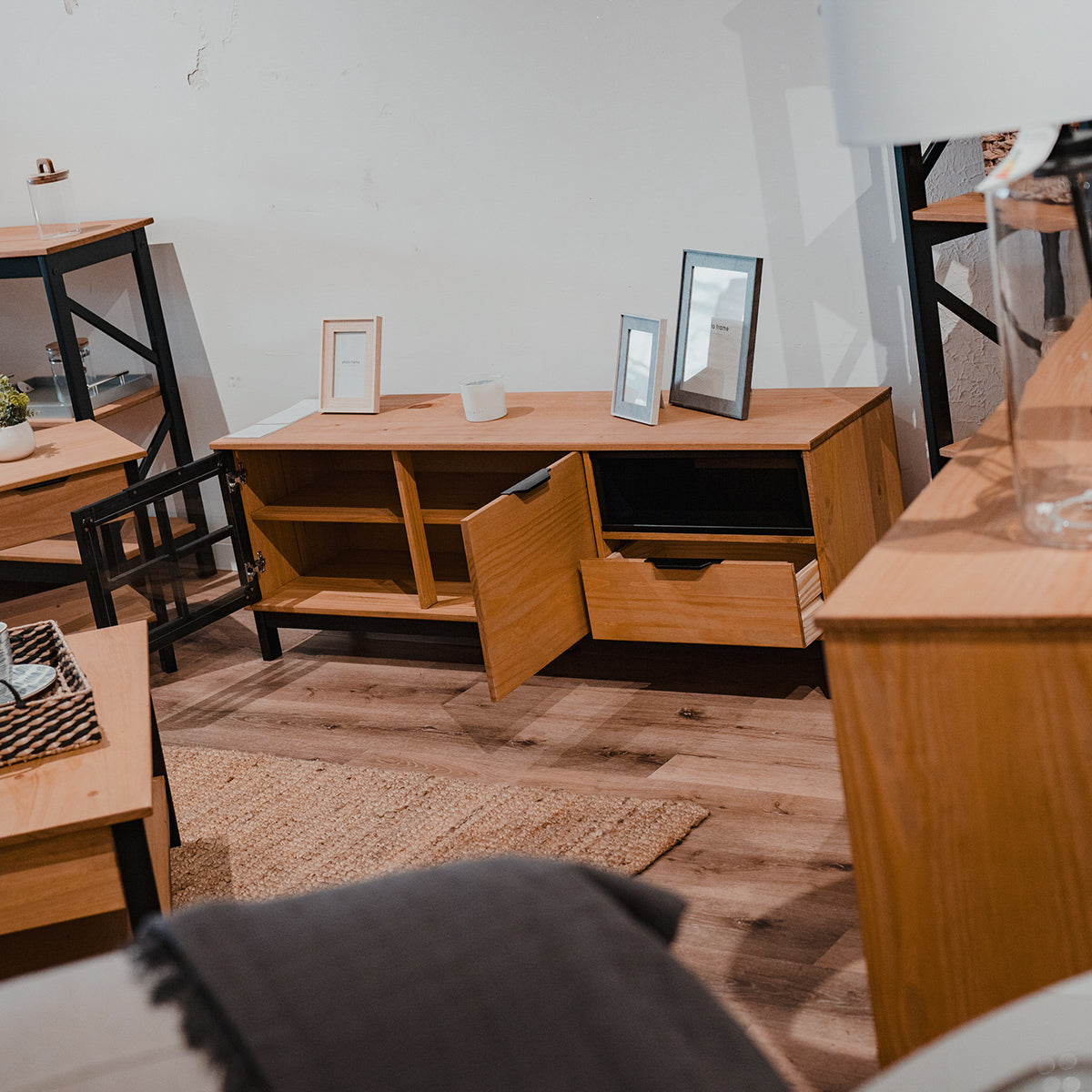 Rack Madera Maciza Línea Denver