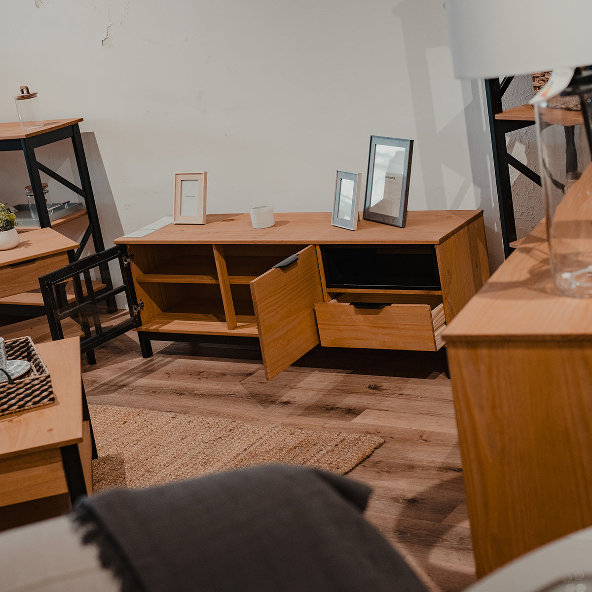 Rack Madera Maciza Línea Denver