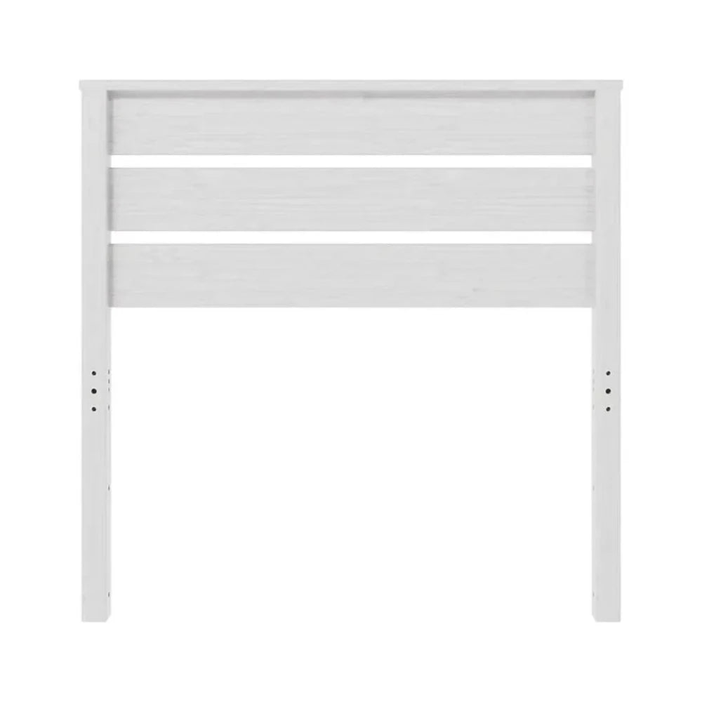 Respaldo 1 Plaza Madera maciza - Funcional - Blanco