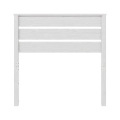 Respaldo 1 Plaza Madera maciza - Funcional - Blanco