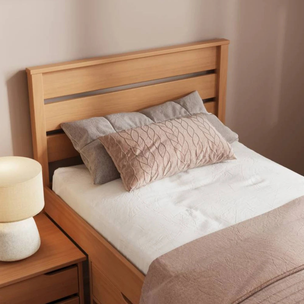 Respaldo 1 Plaza Madera maciza - Funcional - Marrón