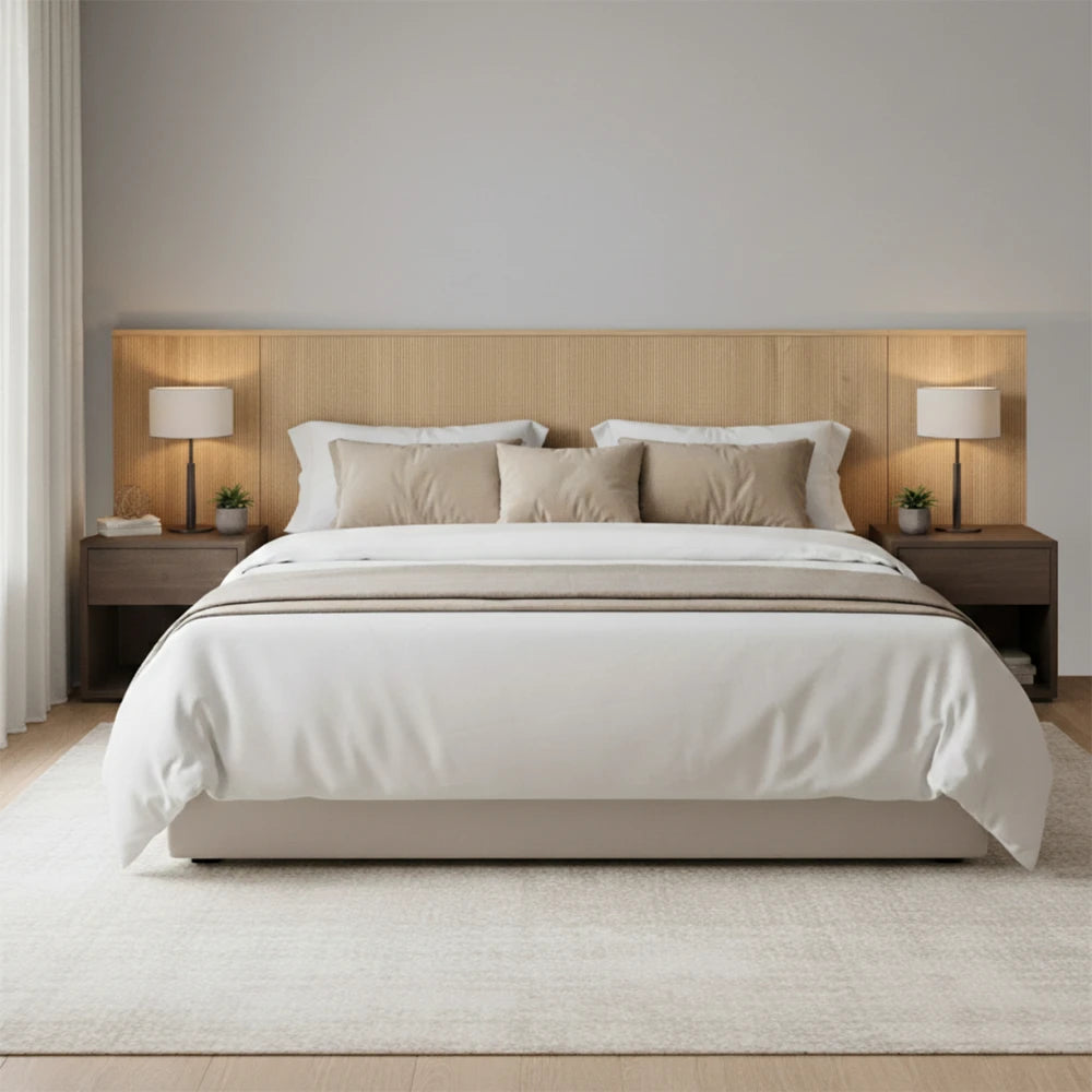 Respaldo 2 plazas continuo - Nordik - Text Frizz