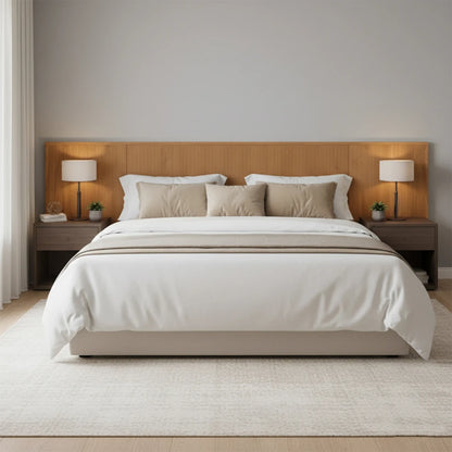 Respaldo 2 plazas continuo - Nordik - Marrón