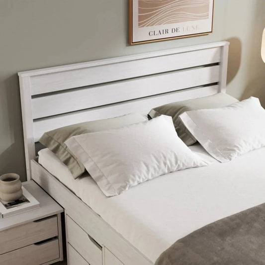 Respaldo 2 Plazas Madera maciza - Funcional - Blanco