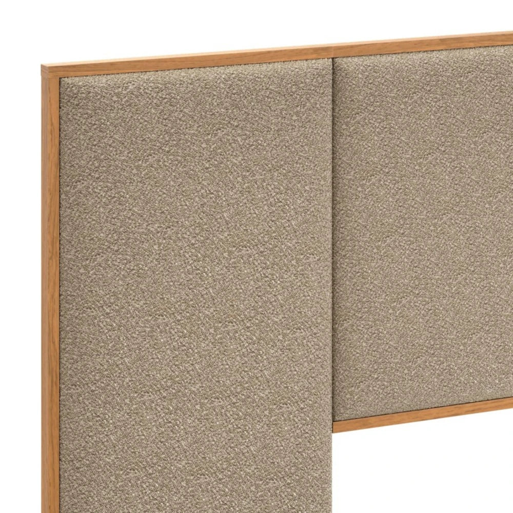 Respaldo 2 plazas Tapizado Full - Nordik - Marrón