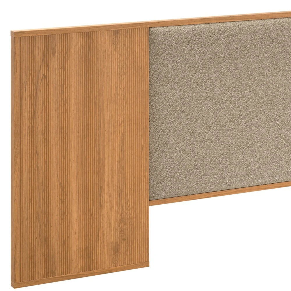 Respaldo 2 plazas Tapizada - Nordik - Marrón