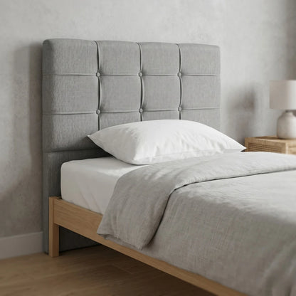 Respaldo Oxford - 1 Plaza 90 cm - Gris