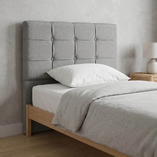 Respaldo Oxford - 1 Plaza 90 cm - Gris