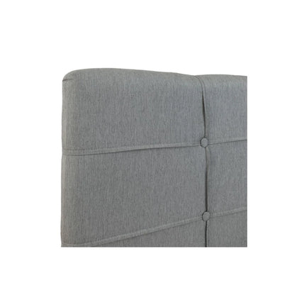 Respaldo Oxford - 1 Plaza 90 cm - Gris