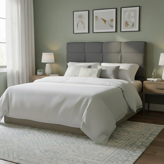 Respaldo Oxford - Plaza y Media - Gris