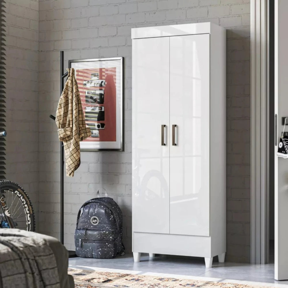 Ropero 2 puertas - Blanco - Linea FIT