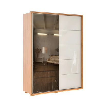 Ropero 2 puertas corredizas Nordik Reflect 1.8 - Beige