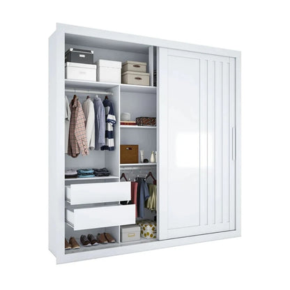 Ropero 2 Puertas - Titan - Blanco