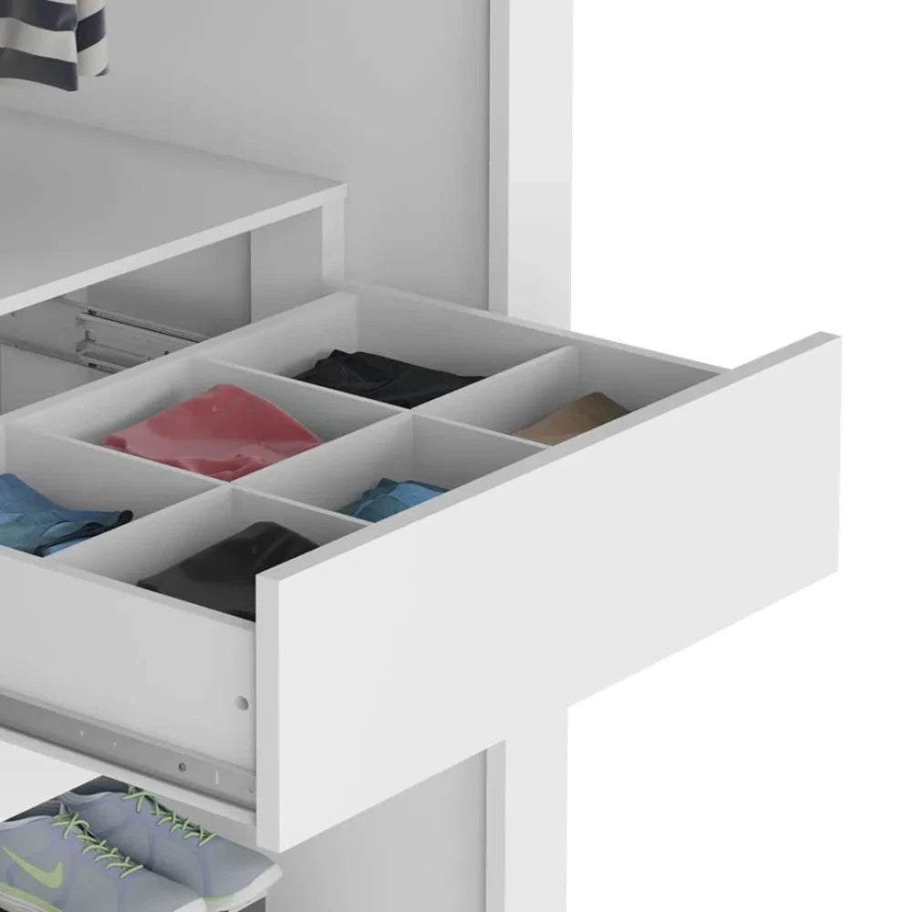 Ropero 2 Puertas - Titan - Blanco