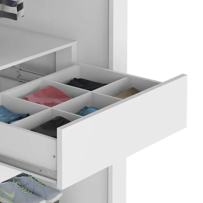 Ropero 2 Puertas - Titan - Blanco