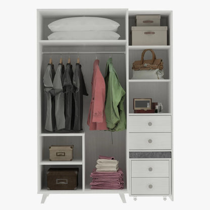 Ropero 3 Puertas Madera Maciza - Línea Versátil