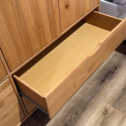 Ropero - 4 Puertas - 4 Cajones - Línea Praga - Roble