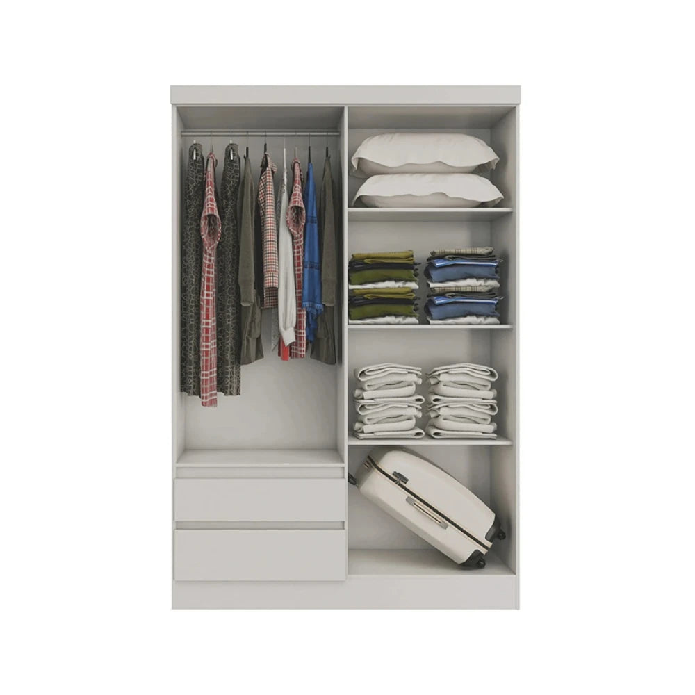 Ropero 4 Puertas en MDP - Línea FIT - Blanco