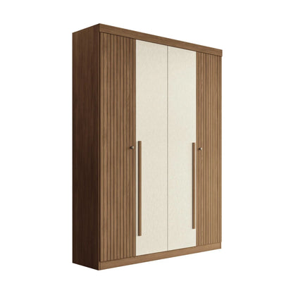 Ropero Box 4 Puertas - Linea Fit - Marrón