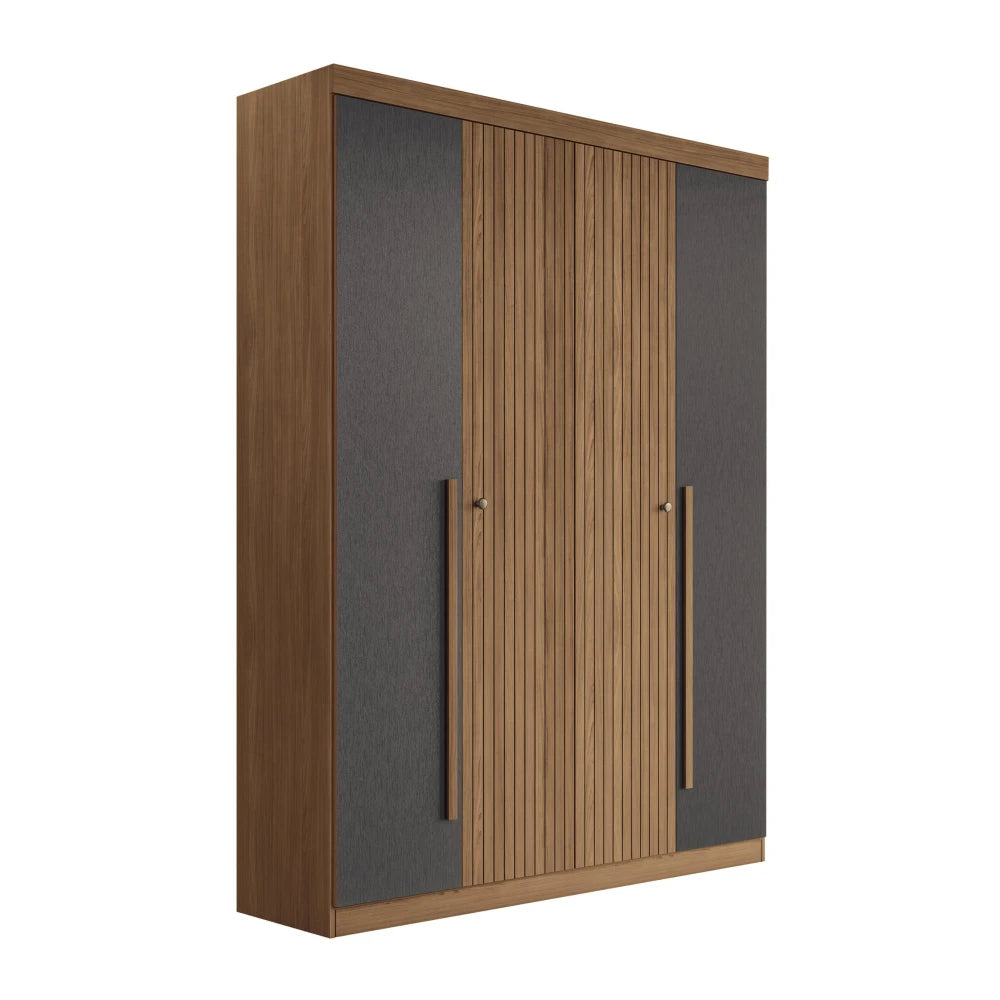 Ropero Box 4 Puertas - Linea Fit - Marrón