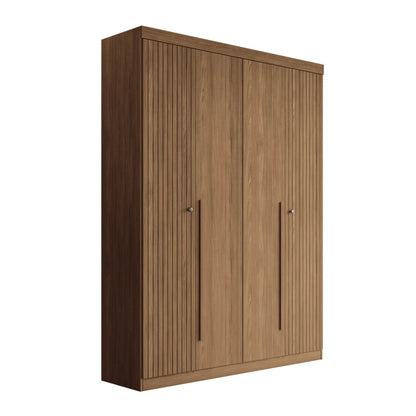 Ropero Box 4 Puertas - Linea Fit - Marrón