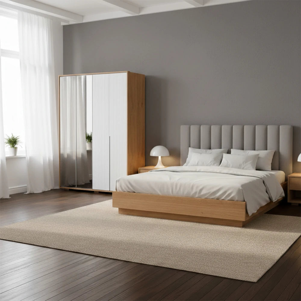 Ropero Puertas Batientes Reflect 1.8 - Nordik - Beige