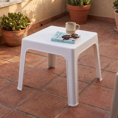 Set de Jardín Mesa + 2 sillas - Magna - Blanco