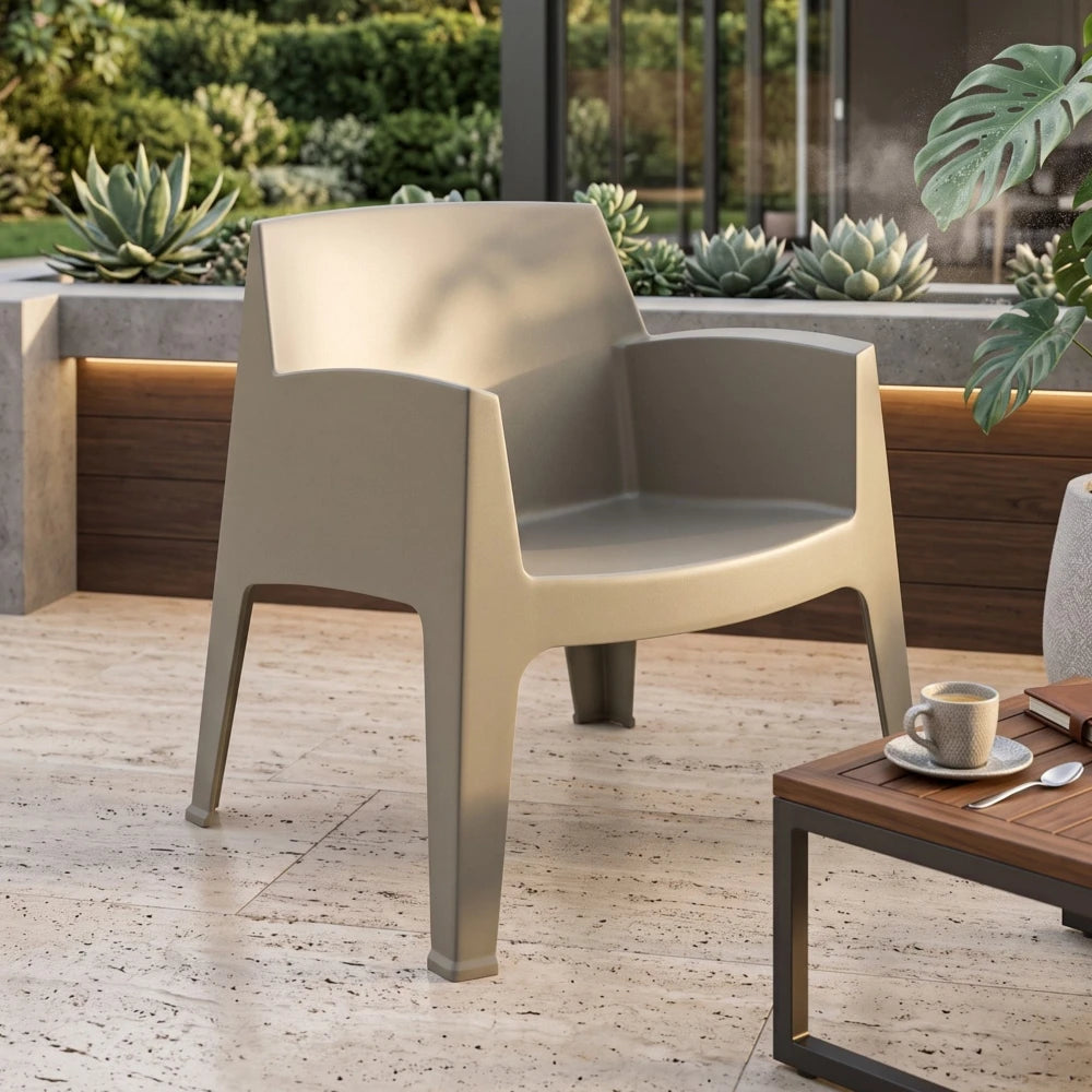 Set de Jardín Mesa + 2 sillas - Magna - Marrón