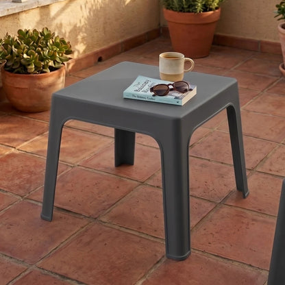 Set de Jardín Mesa + 2 sillas - Magna - Negro