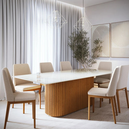 Silla de Comedor City - Línea Nevada - Boucle Natural