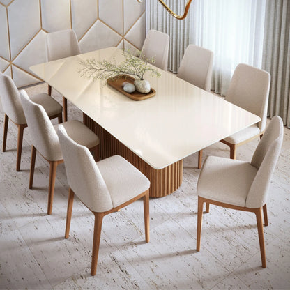 Silla de Comedor City - Línea Nevada - Boucle Natural