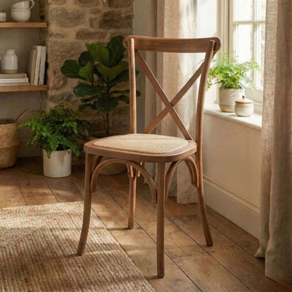 Silla de Comedor Clásica - Vienesa - Nogal