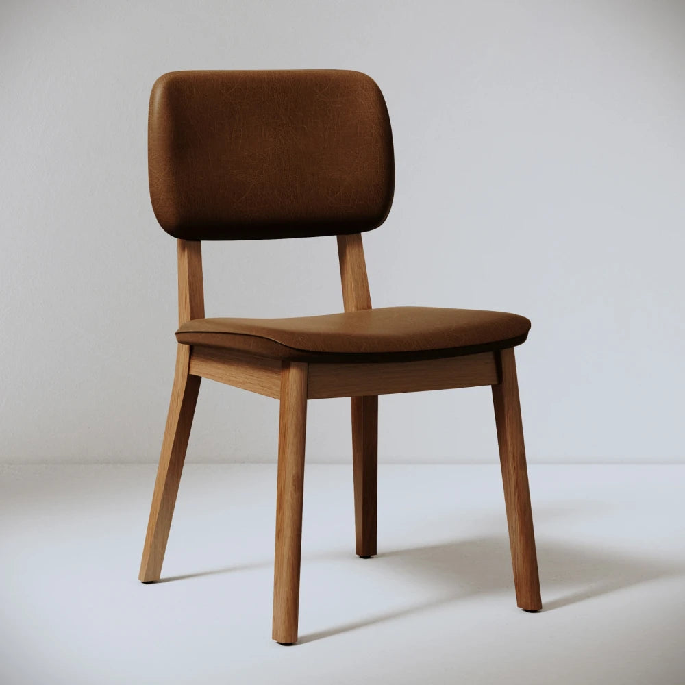 Silla de Comedor Classic - Línea Nevada - Cuero Sintético